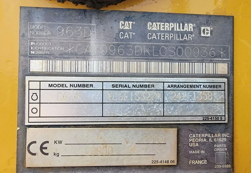 2008 Caterpillar 963D
