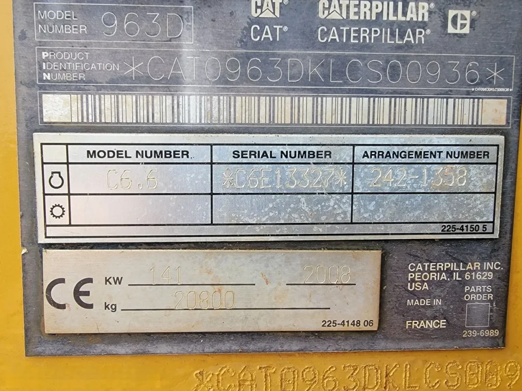 2008 Caterpillar 963D